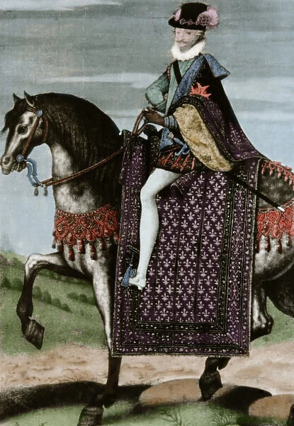 Henry IV of France (1553-1610). Equestrian