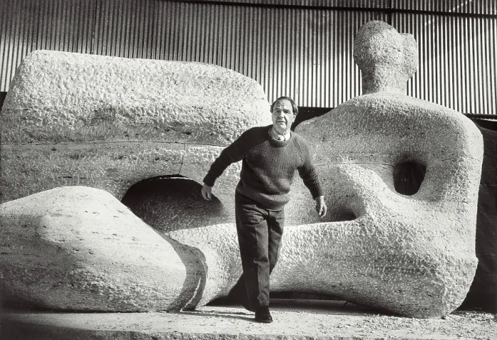 Framed Print : Henry Moore, sculptor, (1898-1986) Framed Print : Henry Moore, sculptor, (1898-1986)
