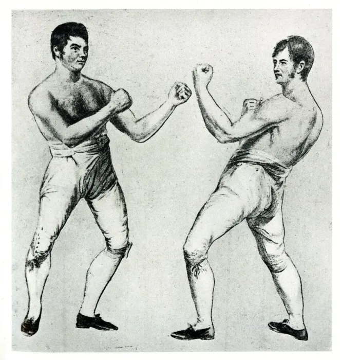 Framed Print : Henry Pearce and John Gully, boxers Framed Print : Henry Pearce and John Gully, boxers