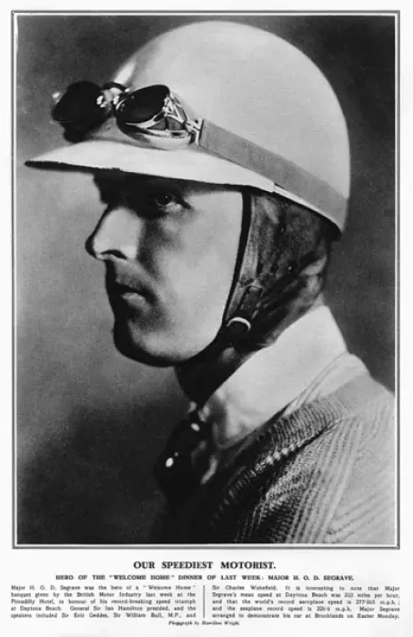 Framed Print : Henry Segrave, British racing driver Framed Print : Henry Segrave, British racing driver