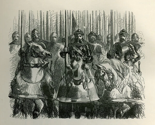 Henry V - army on horseback.. 1862