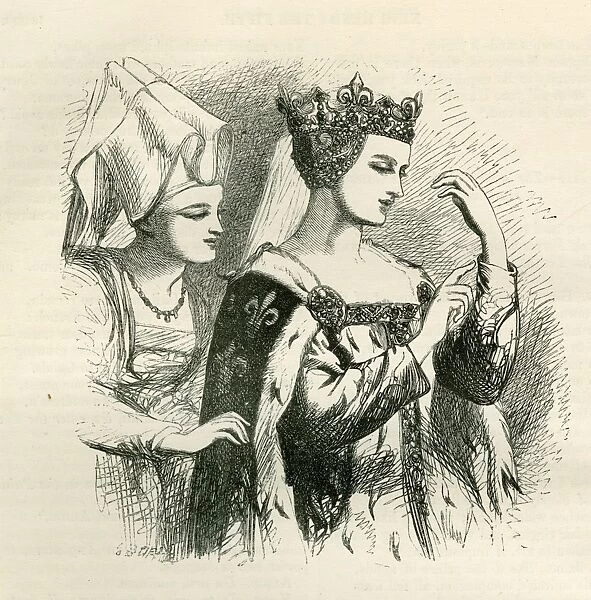 Henry V - Princess Katharine and Alice, her lady-in-waiting