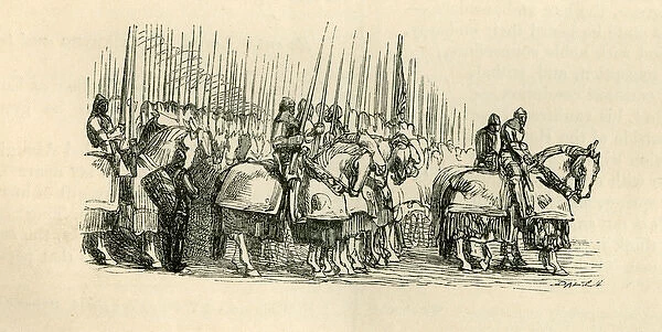 Henry V - army on horseback.. 1862