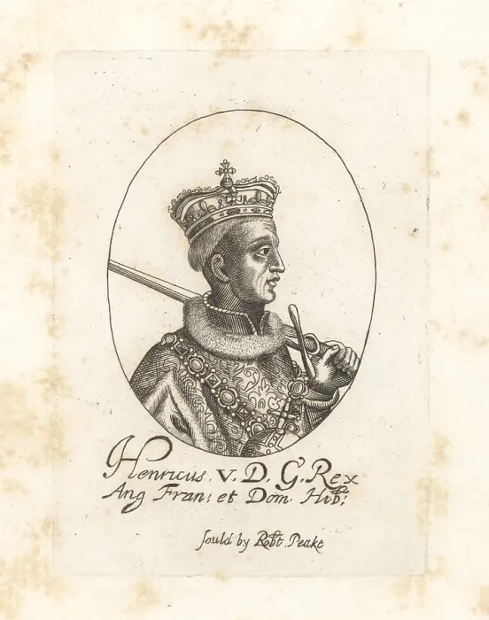 Framed Print : Henry V, King of England, 1486-1422 Framed Print : Henry V, King of England, 1486-1422