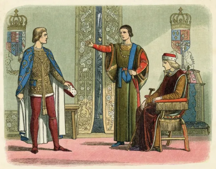 Framed Print : Henry VI with York Framed Print : Henry VI with York