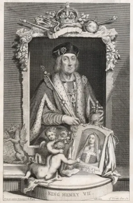 Framed Print : Henry VII (Vertue) Framed Print : Henry VII (Vertue)