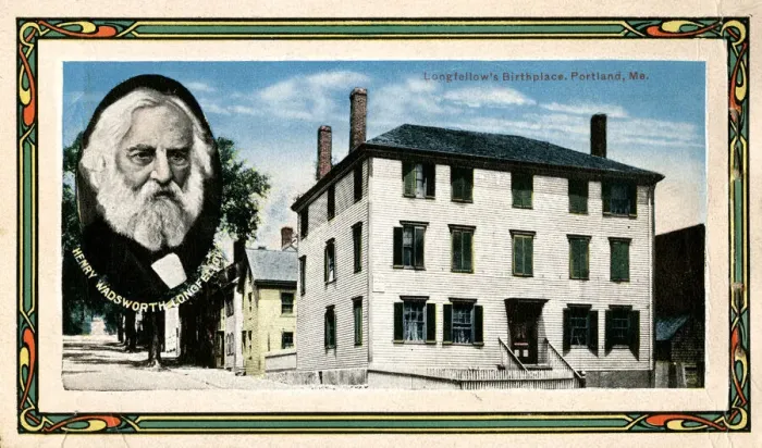 Framed Print : Henry Wadsworth Longfellow birthplace, Portland, Maine, USA Framed Print : Henry Wadsworth Longfellow birthplace, Portland, Maine, USA