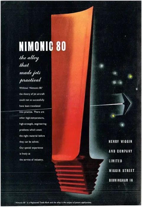 Framed Print : Henry Wiggin Nimonic 80 Alloys Framed Print : Henry Wiggin Nimonic 80 Alloys