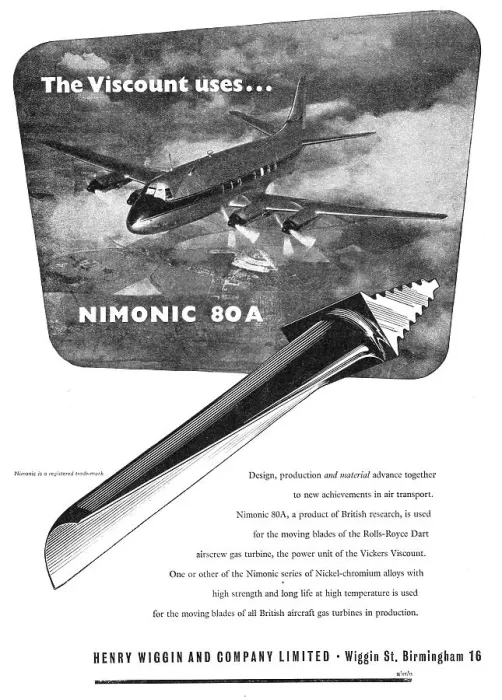 Framed Print : Henry Wiggin Nimonic Alloys Framed Print : Henry Wiggin Nimonic Alloys