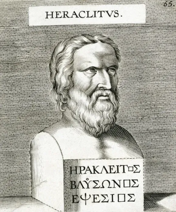 Framed Print : Heraclitus / Anon Eng Framed Print : Heraclitus / Anon Eng
