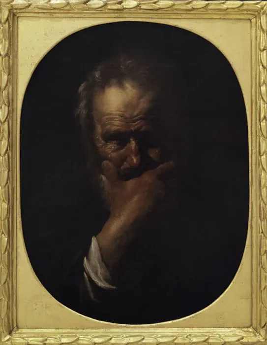 Framed Print : Heraclitus the Philosopher, ca.1618, by David de Haen Framed Print : Heraclitus the Philosopher, ca.1618, by David de Haen