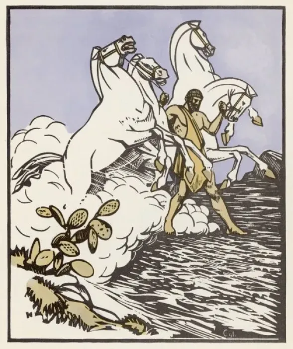 Framed Print : Herakles and the Mares Framed Print : Herakles and the Mares