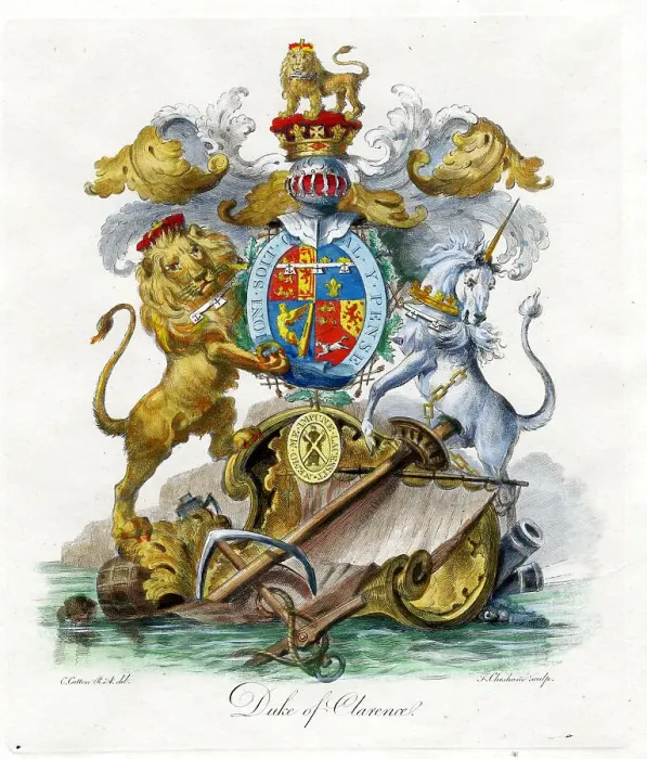 Framed Print : Heraldry - Duke of Clarence Framed Print : Heraldry - Duke of Clarence