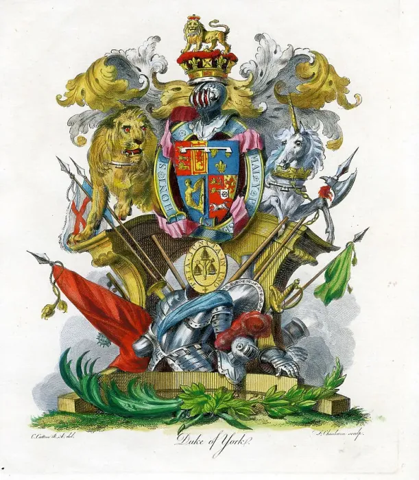 Framed Print : Heraldry - Duke of York Framed Print : Heraldry - Duke of York