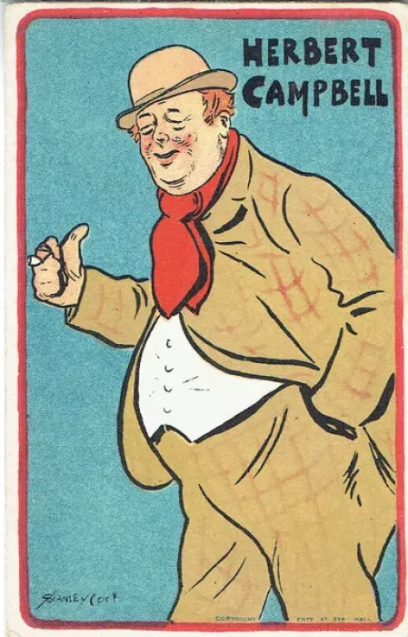 Framed Print : Herbert Campbell, music hall singer Framed Print : Herbert Campbell, music hall singer
