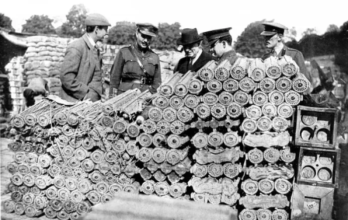Framed Print : Herbert Henry Asquith at the Western front Framed Print : Herbert Henry Asquith at the Western front