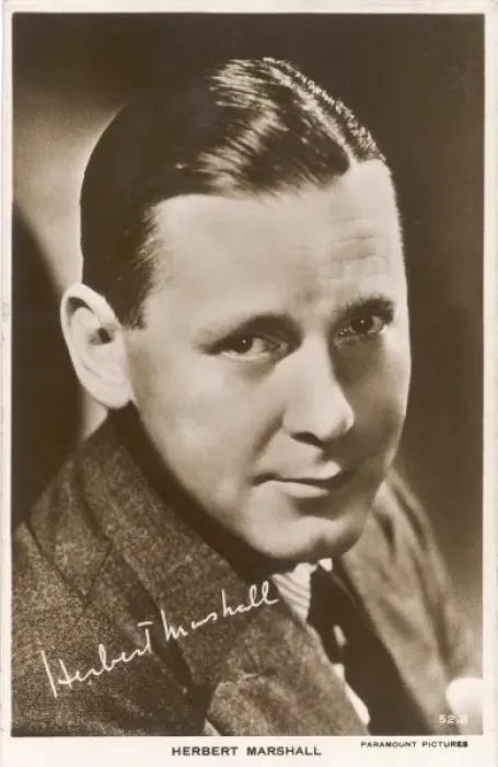 Framed Print : Herbert Marshall / Paramou Framed Print : Herbert Marshall / Paramou