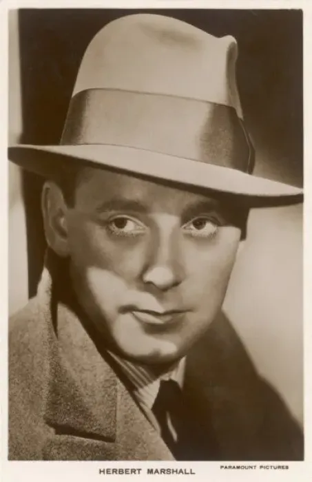 Framed Print : Herbert Marshall / Paramou Framed Print : Herbert Marshall / Paramou