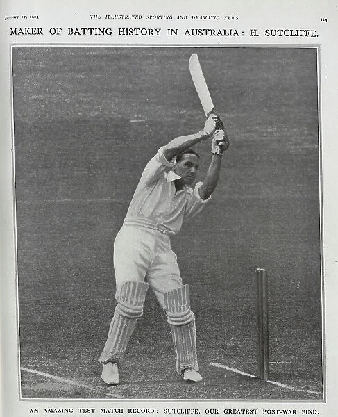 Herbert Sutcliffe, Cricketer