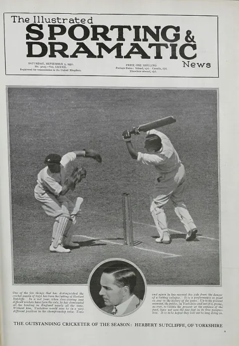 Framed Print : Herbert Sutcliffe, Cricketer Framed Print : Herbert Sutcliffe, Cricketer