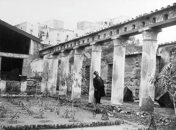 Herculaneum Ruins. The ruins of the town of Herculaneum