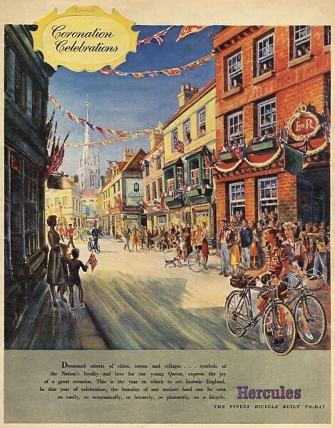 Hercules bicycles Coronation advertisement