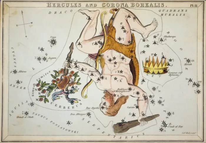 Framed Print : Hercules and Corona Borealis Framed Print : Hercules and Corona Borealis