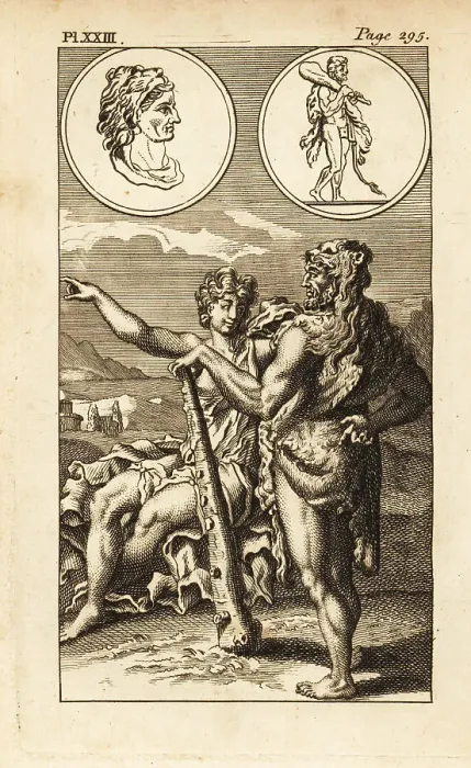 Framed Print : Hercules and Omphale Framed Print : Hercules and Omphale