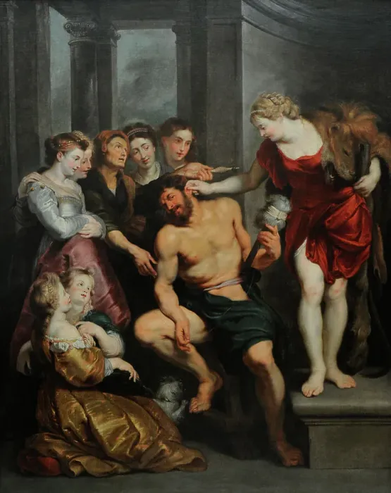 Framed Print : Hercules and Omphale by Peter Paul Rubens (1577-1640) Framed Print : Hercules and Omphale by Peter Paul Rubens (1577-1640)