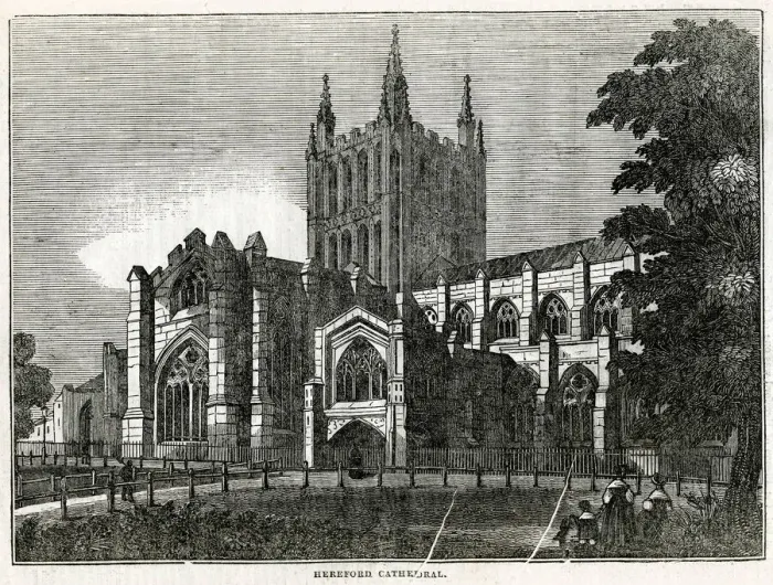 Framed Print : Hereford Cathedral Framed Print : Hereford Cathedral