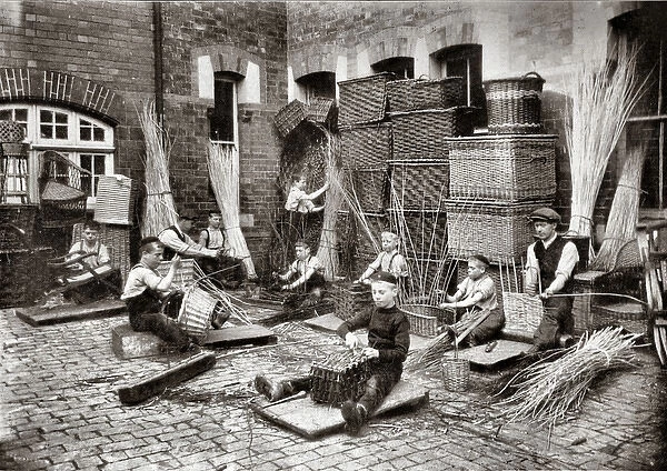 Hereford Industrial School Basket Making