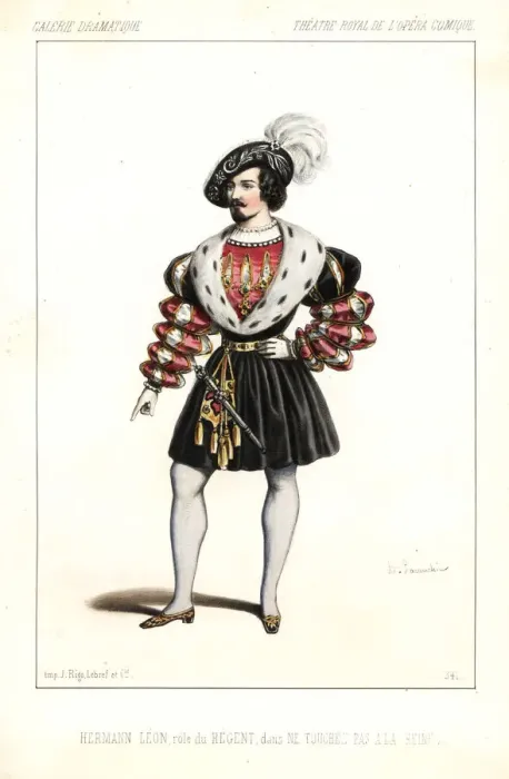 Framed Print : Hermann-Leon as the Regent in Ne Touchez pas Framed Print : Hermann-Leon as the Regent in Ne Touchez pas