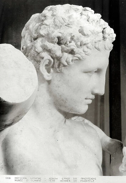 Hermes and the Infant Dionysus (detail)
