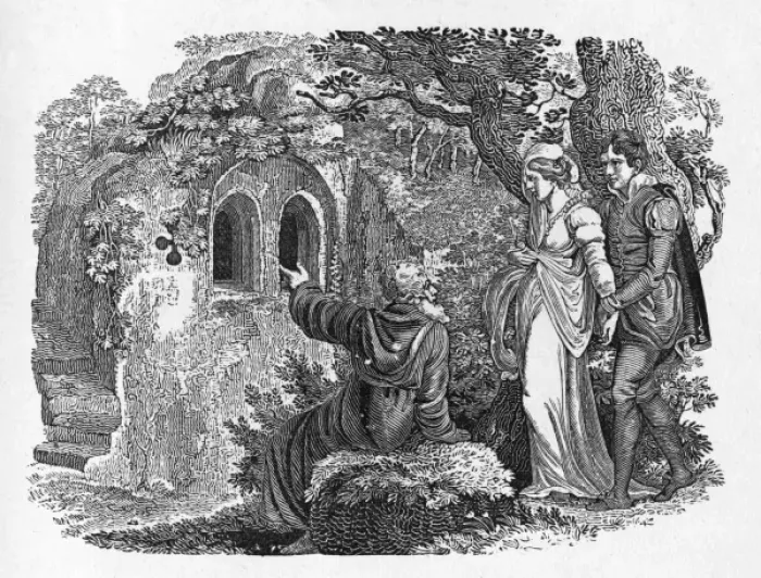 Framed Print : Hermit of Warkworth Framed Print : Hermit of Warkworth