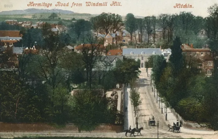 Framed Print : Hermitage Road from Windmill Hill, Hitchen, Hertfordshire Framed Print : Hermitage Road from Windmill Hill, Hitchen, Hertfordshire