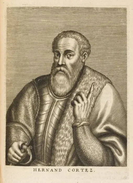 Framed Print : Hernando Cortes  /  Larmessi