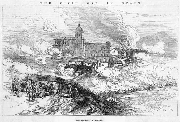 Framed Print : Hernani Bombarded Framed Print : Hernani Bombarded