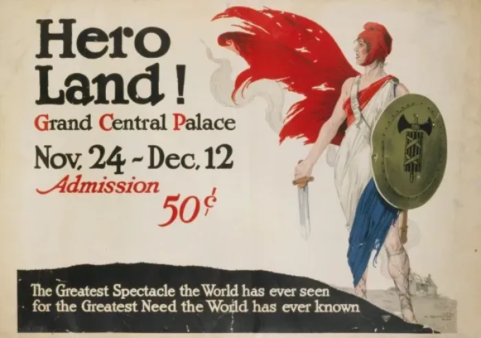 Framed Print : Hero land! Grand Central Palace, Nov. 24 - Dec. 12. Admissio Framed Print : Hero land! Grand Central Palace, Nov. 24 - Dec. 12. Admissio