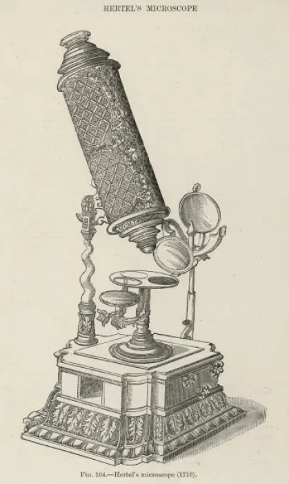 Framed Print : Hertels Microscope Framed Print : Hertels Microscope