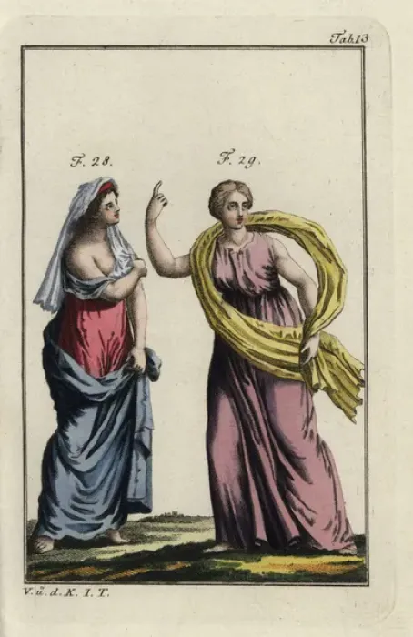 Framed Print : Hesione, Trojan princess, in Greek dress Framed Print : Hesione, Trojan princess, in Greek dress