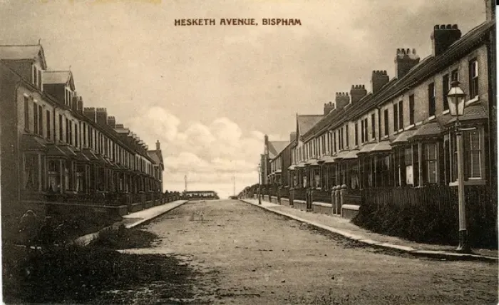 Framed Print : Hesketh Avenue, Bispham, Lancashire Framed Print : Hesketh Avenue, Bispham, Lancashire