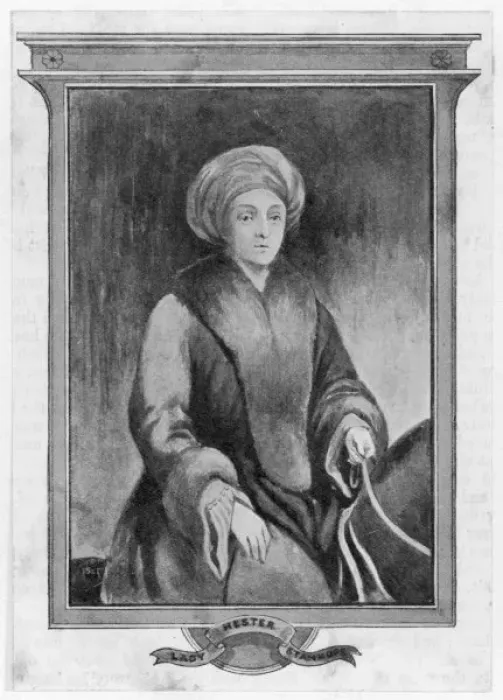 Framed Print : Hester L Stanhope / Anon Framed Print : Hester L Stanhope / Anon
