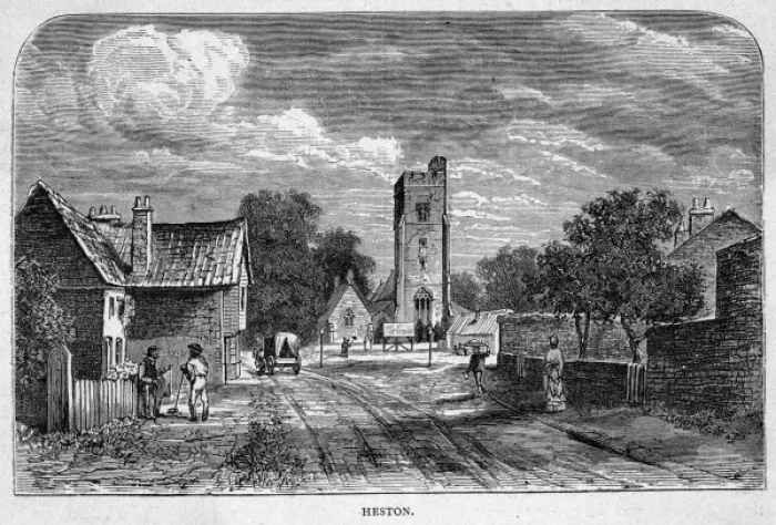 Framed Print : HESTON, London Framed Print : HESTON, London