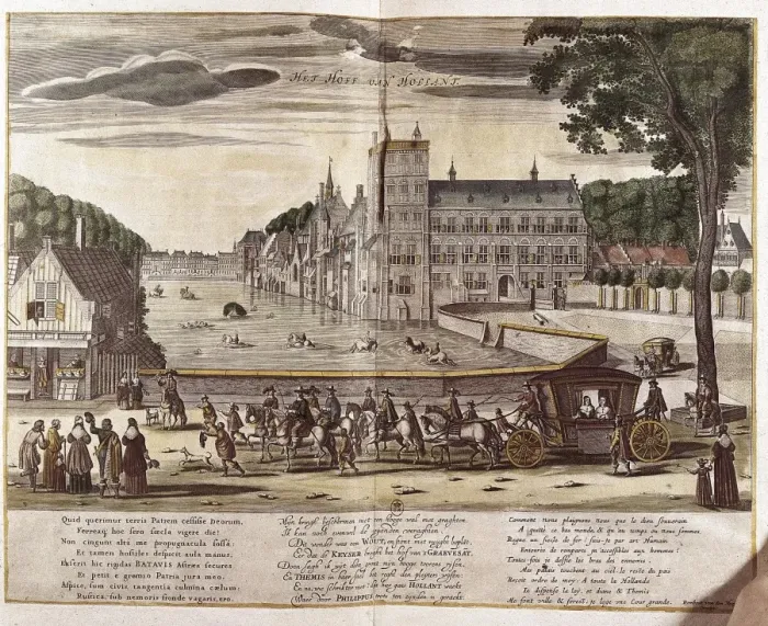Framed Print : Het Hoff van Hollant. Engraving. FRANCE. ΌE-DE-FRANCE Framed Print : Het Hoff van Hollant. Engraving. FRANCE. ΌE-DE-FRANCE