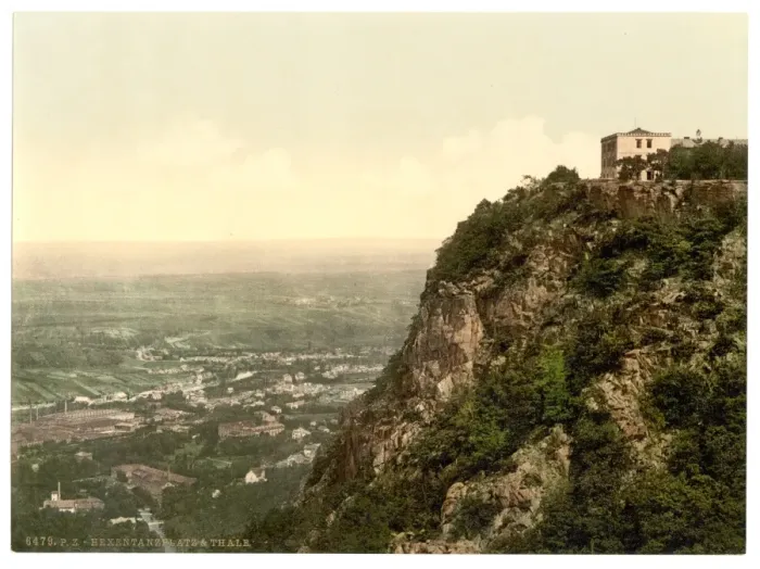Framed Print : Hexentanzplatz and Thale, Bodethal, Hartz, Germany Framed Print : Hexentanzplatz and Thale, Bodethal, Hartz, Germany