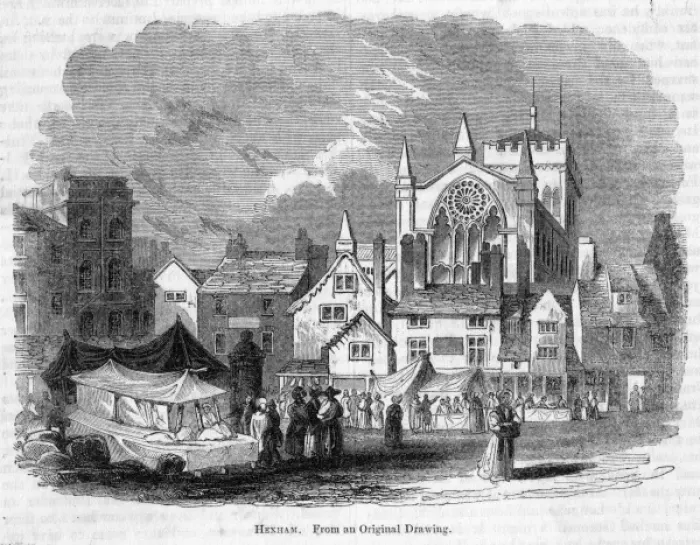 Framed Print : HEXHAM, Northumberland