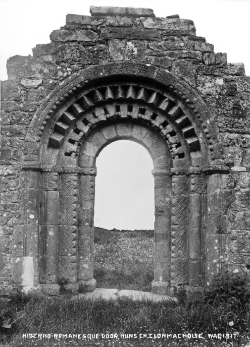 Framed Print : Hiberno-Romanesque Door, Nuns Ch. Clonmacnois Framed Print : Hiberno-Romanesque Door, Nuns Ch. Clonmacnois