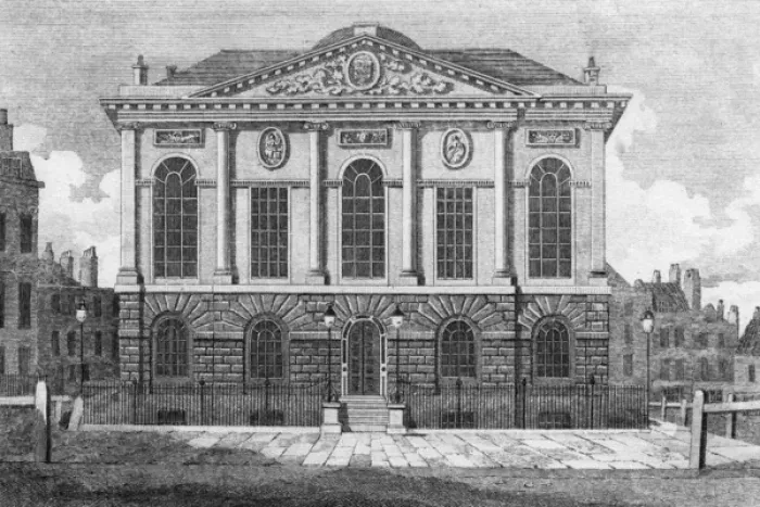 Framed Print : HICKS HALL