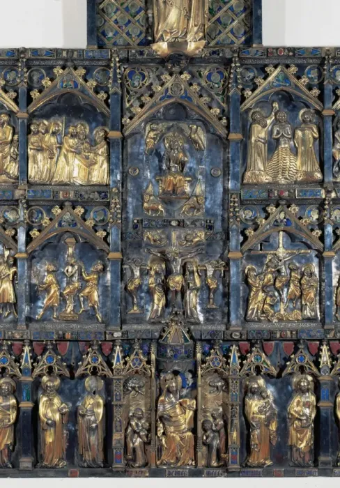 Framed Print : High altar. Cathedral of Saint Mary of Girona. Gothic. Made Framed Print : High altar. Cathedral of Saint Mary of Girona. Gothic. Made