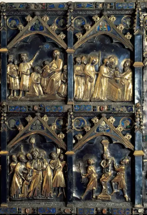 Framed Print : High altar. Cathedral of Saint Mary of Girona. Gothic. Made Framed Print : High altar. Cathedral of Saint Mary of Girona. Gothic. Made